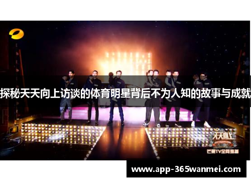 探秘天天向上访谈的体育明星背后不为人知的故事与成就